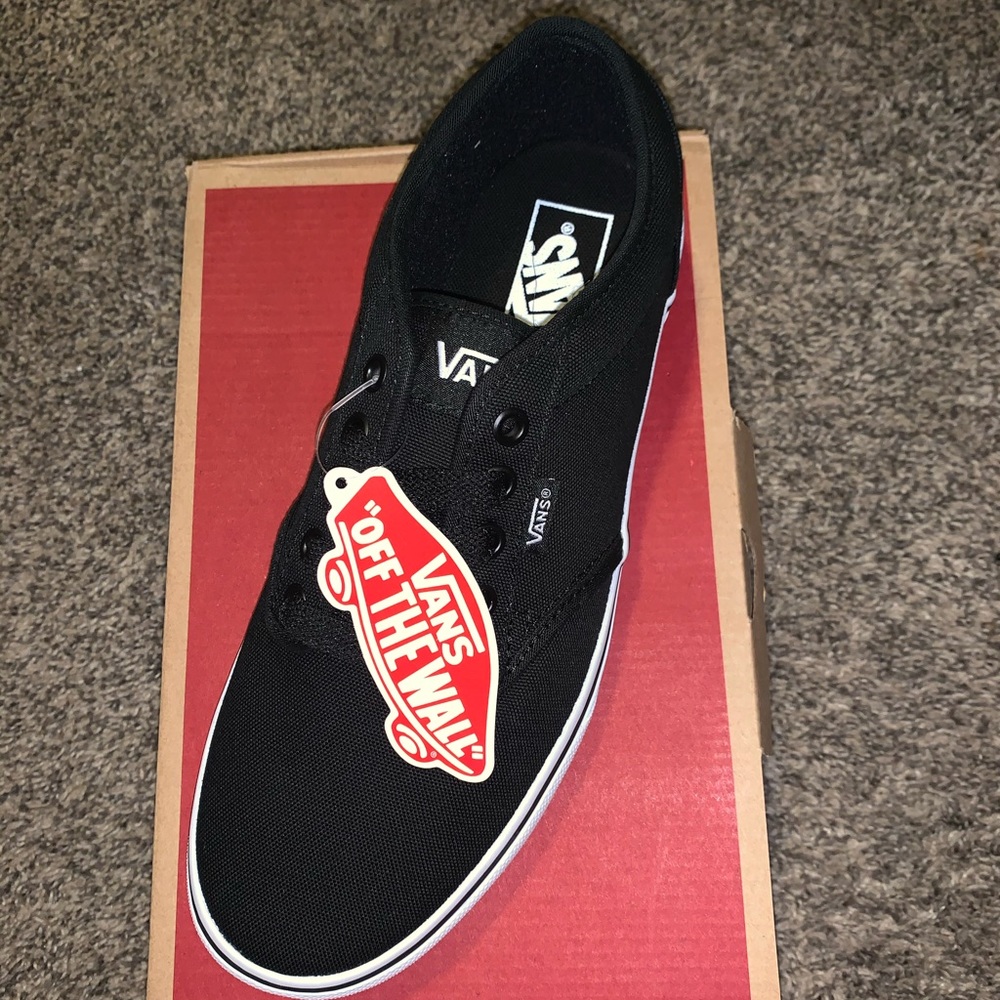 Vans Black/White Atwood Sneakers